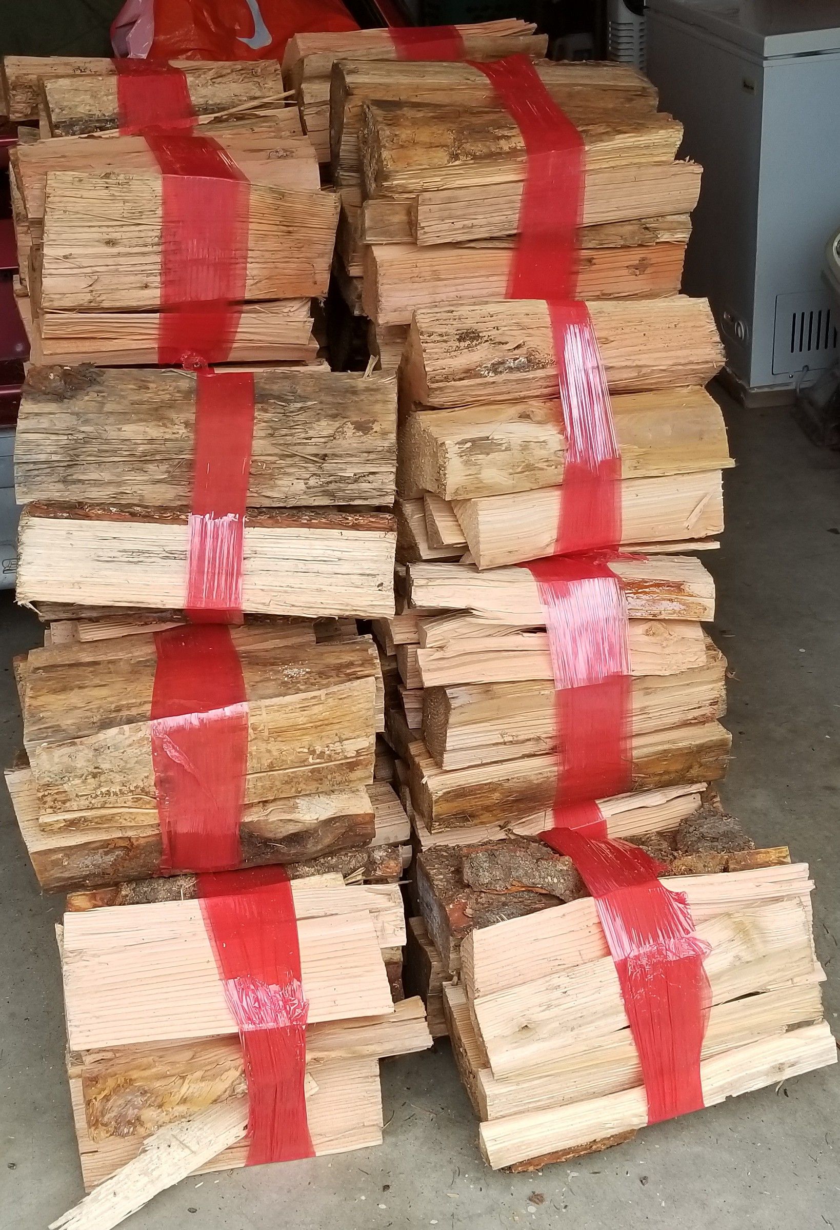 Bundles of dry-seasoned firewood (Ask about delivery)