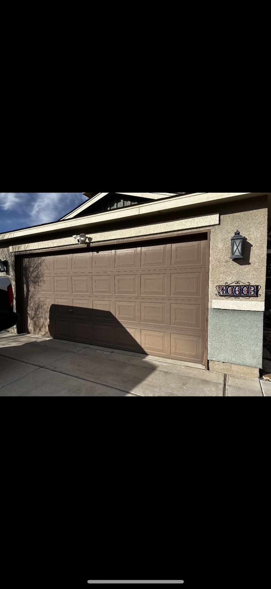 Double spring 16*7 garage door 