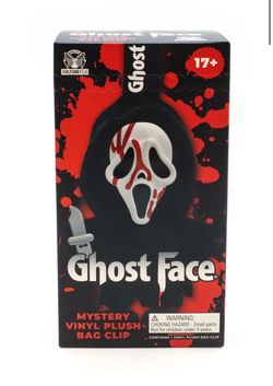 Ghost Face Mystery Vinyl plush bag  clip chrome rare confirmed!