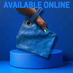 X Large Leather Clutch Bag 