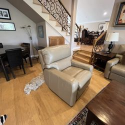 Swivel Rocker Chair  Leather 