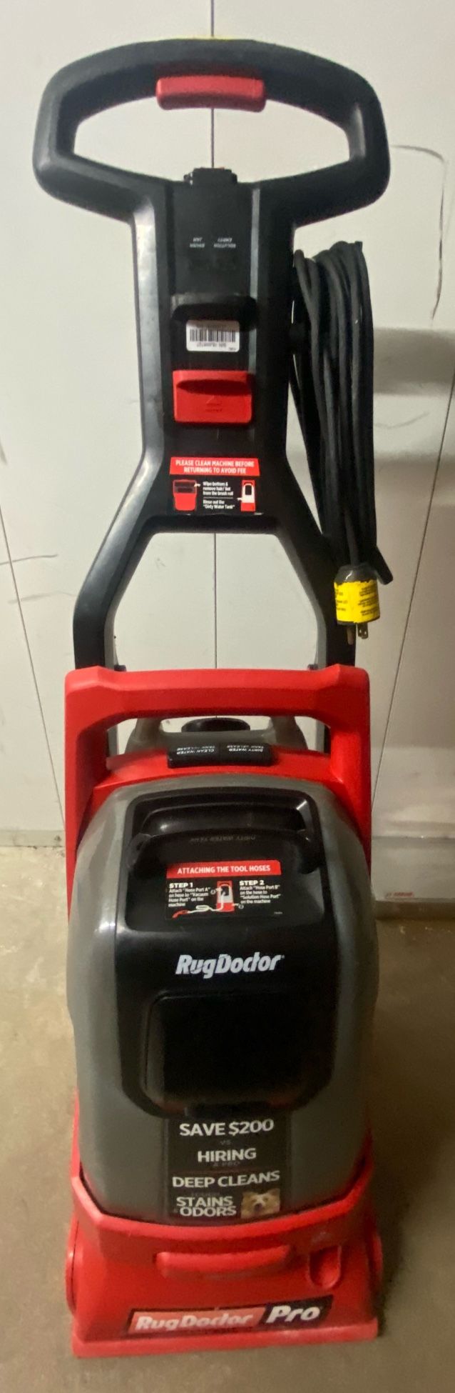Rug Doctor Shampooer And Car Detailer/spot Cleaner