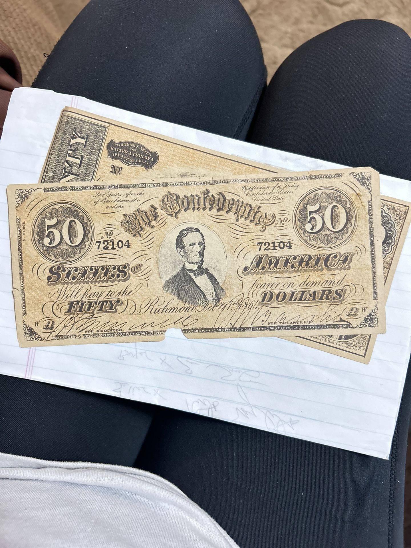 Confederate Bills