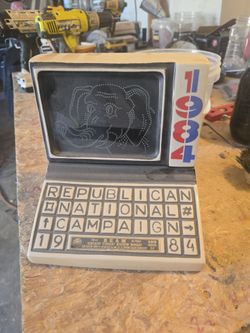 Jim beam 1984 Republican. Seal not broke