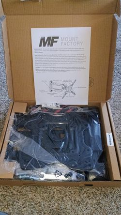 Brand new inbox FULL MOTION TV WALL MOUNT 26-65" TV. Includes HDMI 10-ft cable. See our other great art antiques sports fishing lures VHS movies Furni