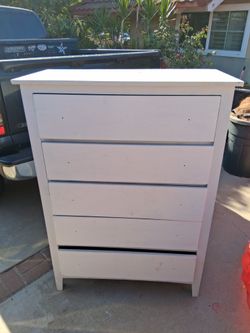 Solid wood dresser