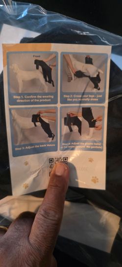 Dog recovery sleeve rear leg