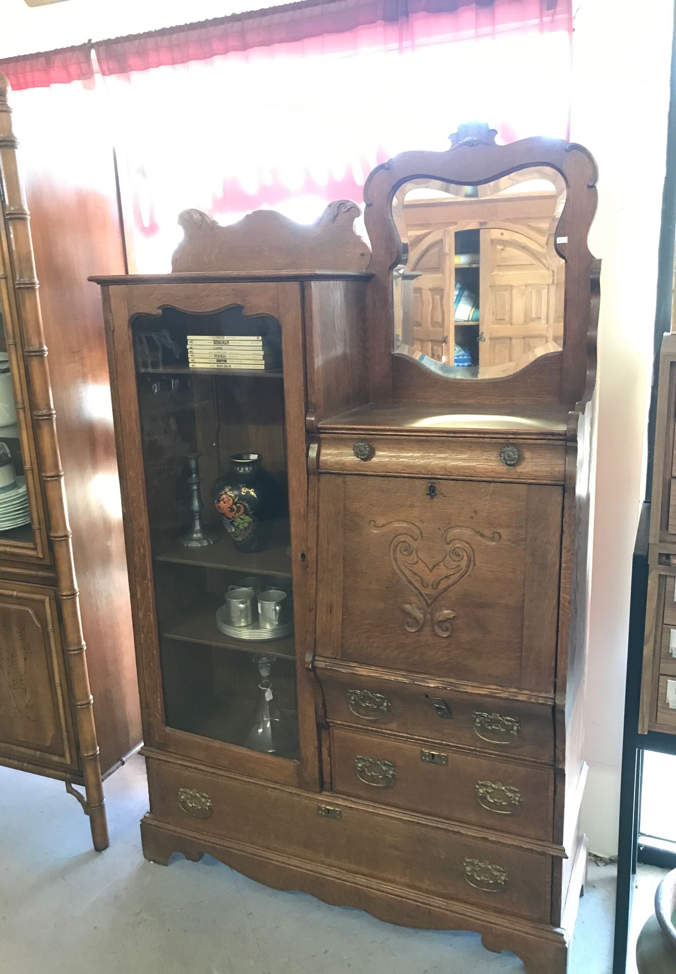 Antique 1800s desk / storage furniture