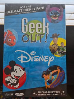 Geek out! Disney board game NEW SEALED