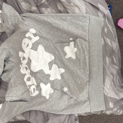 Grey Spider Hoodie Size M