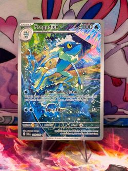 Frogadier 089/086 Illustration Rare Mega Evolutions Chaos Rising