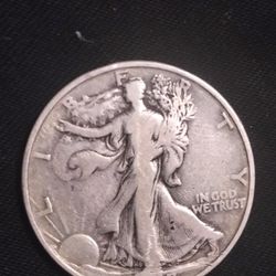 25 cent 1/2 Dollar Walking Liberty 1937
