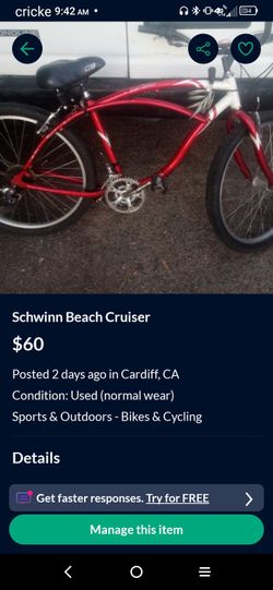 Schwinn Beach  Cruiser