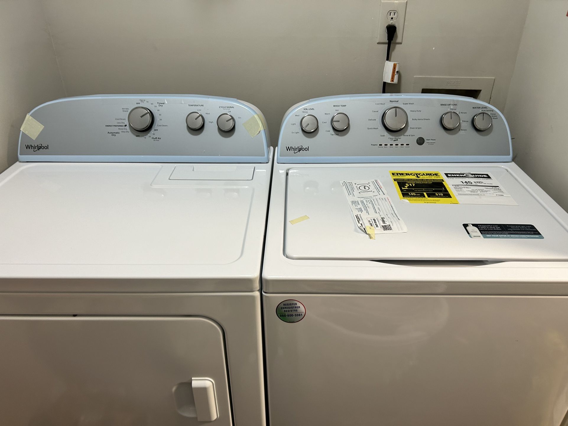 Whirlpool Washer And Dryer