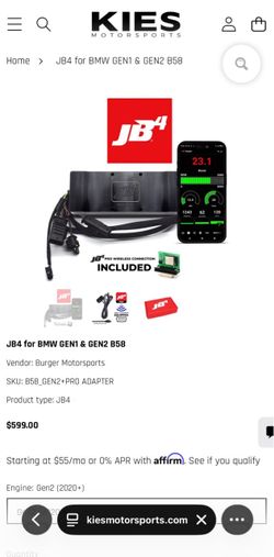 JB4 Pro Bluetooth for BMW B58 Gen 1/2