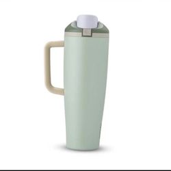  FreeSip Tumbler - Stainless Steel - 40-oz. - Green () 40 Ounces Eucalyptus