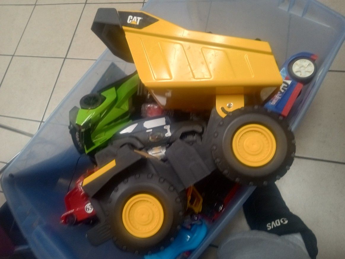 Trucks Cars CAT Tonka Toy Truck And Other Cars And Truck Toys