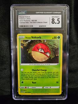 Graded CGC 8.5 Hisuian Voltorb