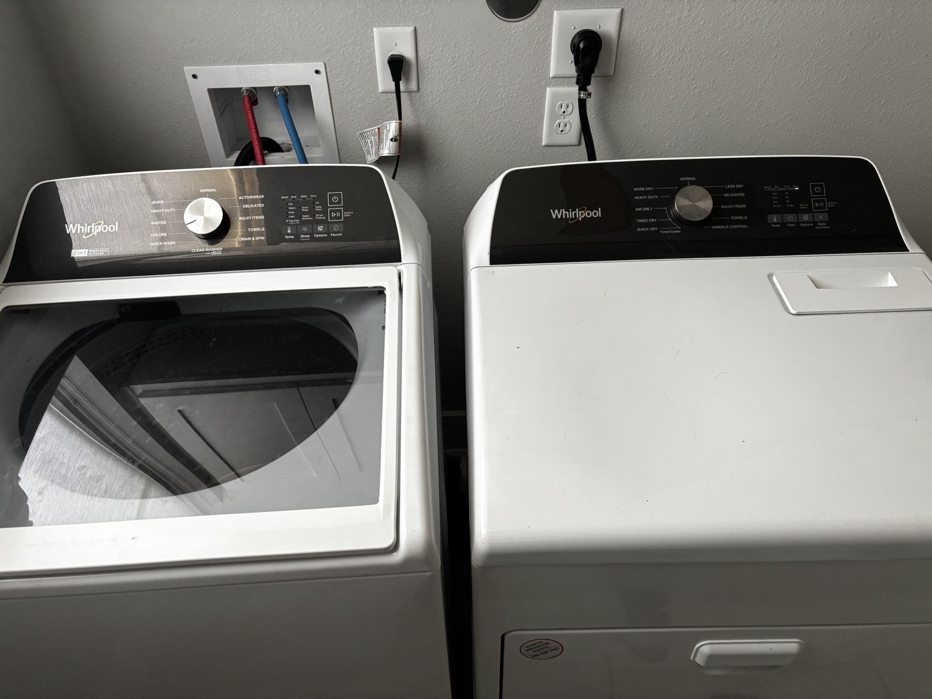 Washer & dryer