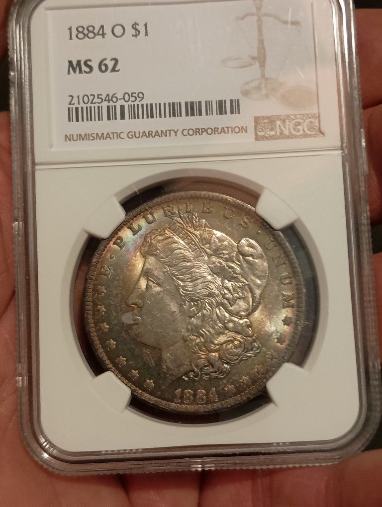 1884 O MS62 Morgan Silver Dollar