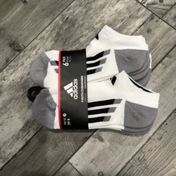 Adidas No Show Socks 3y/9 Large