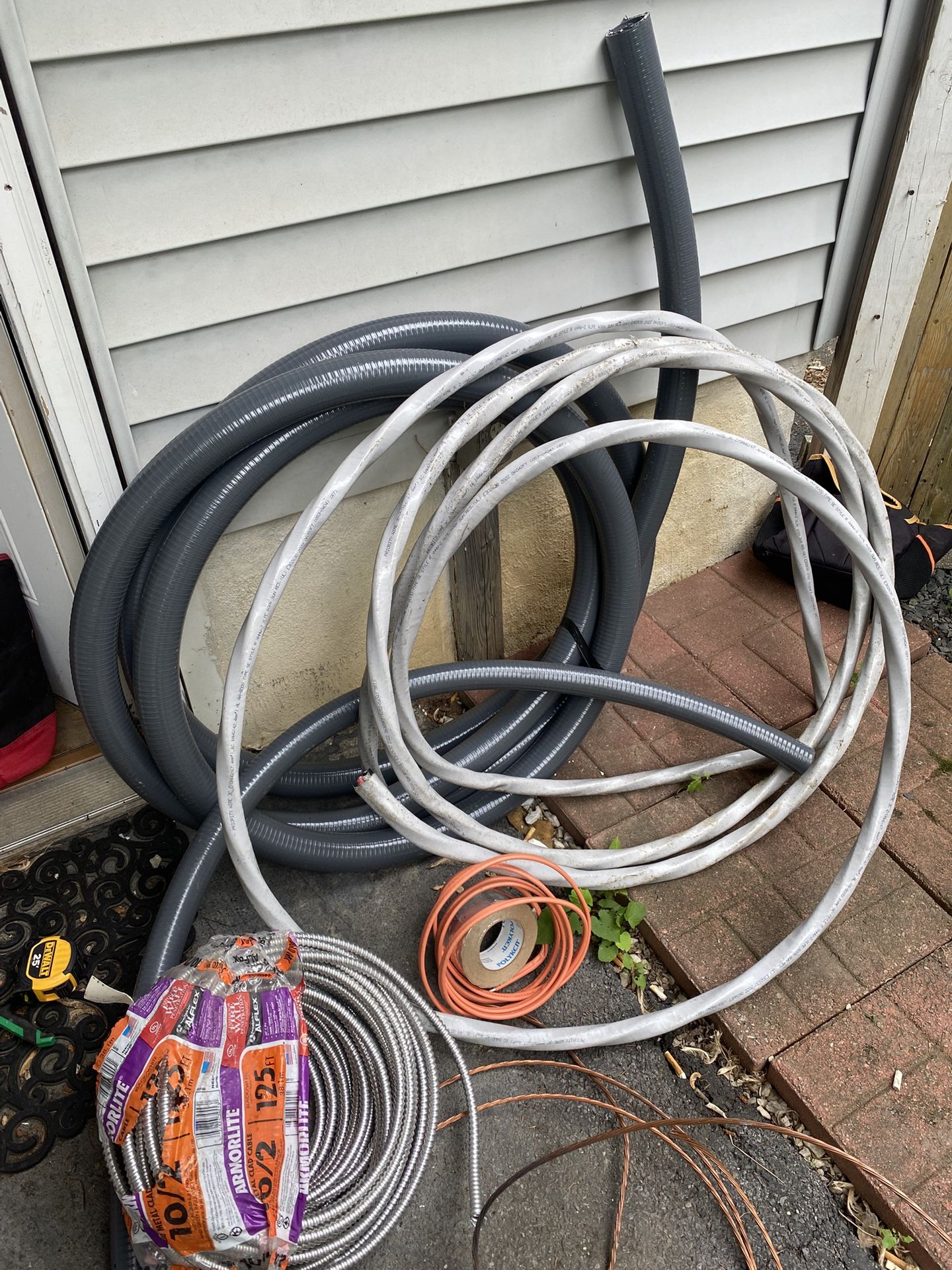 MC cable, conduit tubing, ect