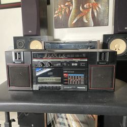 Vintage Panasonic RX-C36 Boombox – Serviced, New Belt, RCA Input, Clean Condition – Only $99!