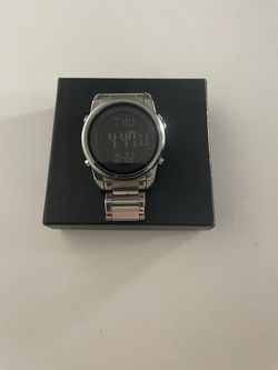 Digital Watch with Stainless Steel Bracelet