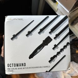 Octowand   8-in-1   Curling   Wand Set   –   Interchangeable   Barrels