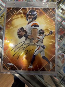 Bo nix signed card
