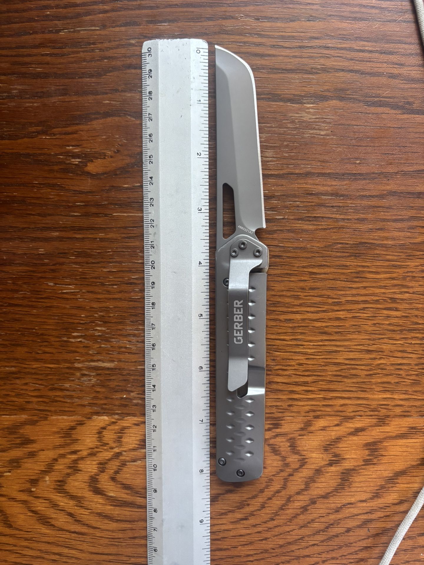 Gerber Folding Knife – Brushed Steel EDC Utility Knife – Excellent Condition – $40 OBO