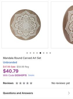 Wall Mandala carved Art