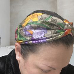 GG Silk Headband Multicolor Luxury 