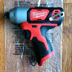 Milwaukee M12 1/4” Hex Impact Driver (2462-20 Brand New/Never Used)
