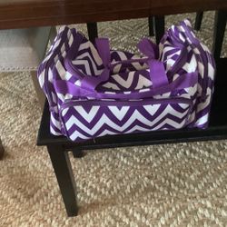 Purple Duffle Bag