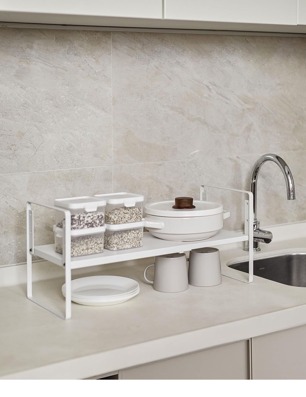 3 New Cabinets Shelf Expandable