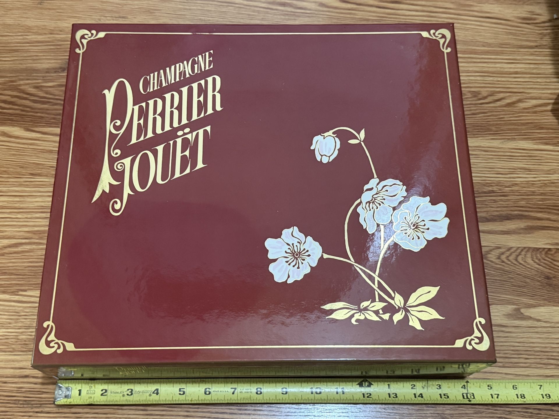 Champagne Perrier Jouet Special Edition Box Set 1989