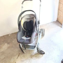 Stroller and baby car seat/ carreola y portabebe para carro