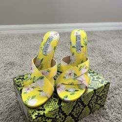 Yellow Unique Heels