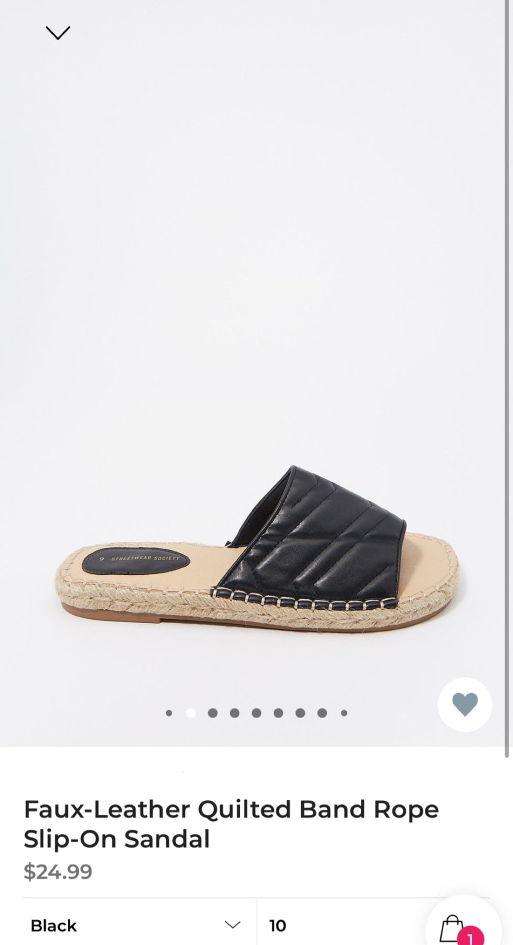 Charlotte Russe Sandals Size 10