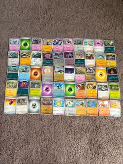 Pokémon Trading Cards Lot – 50 Mixed Cards