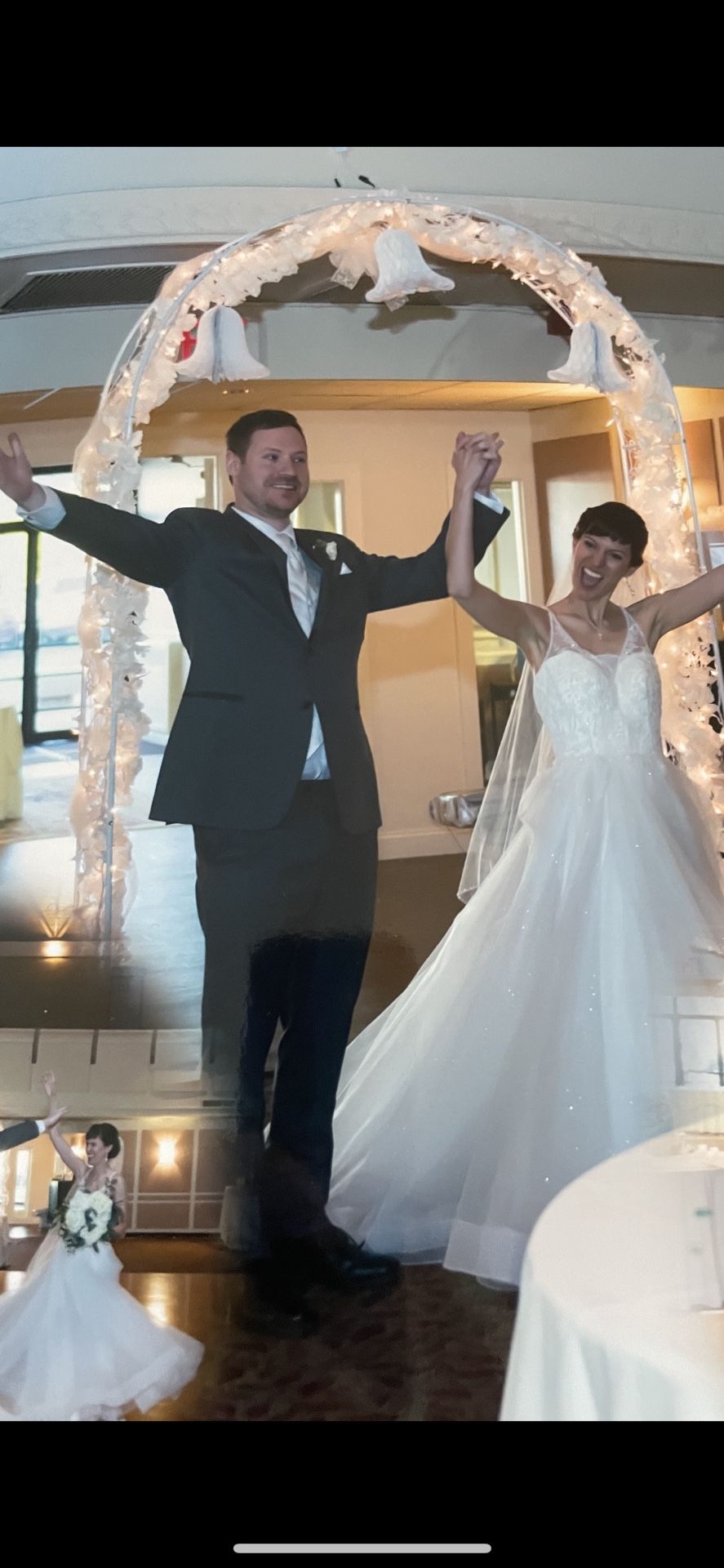 Wedding Or Shower Lighted Arch - 8 Foot