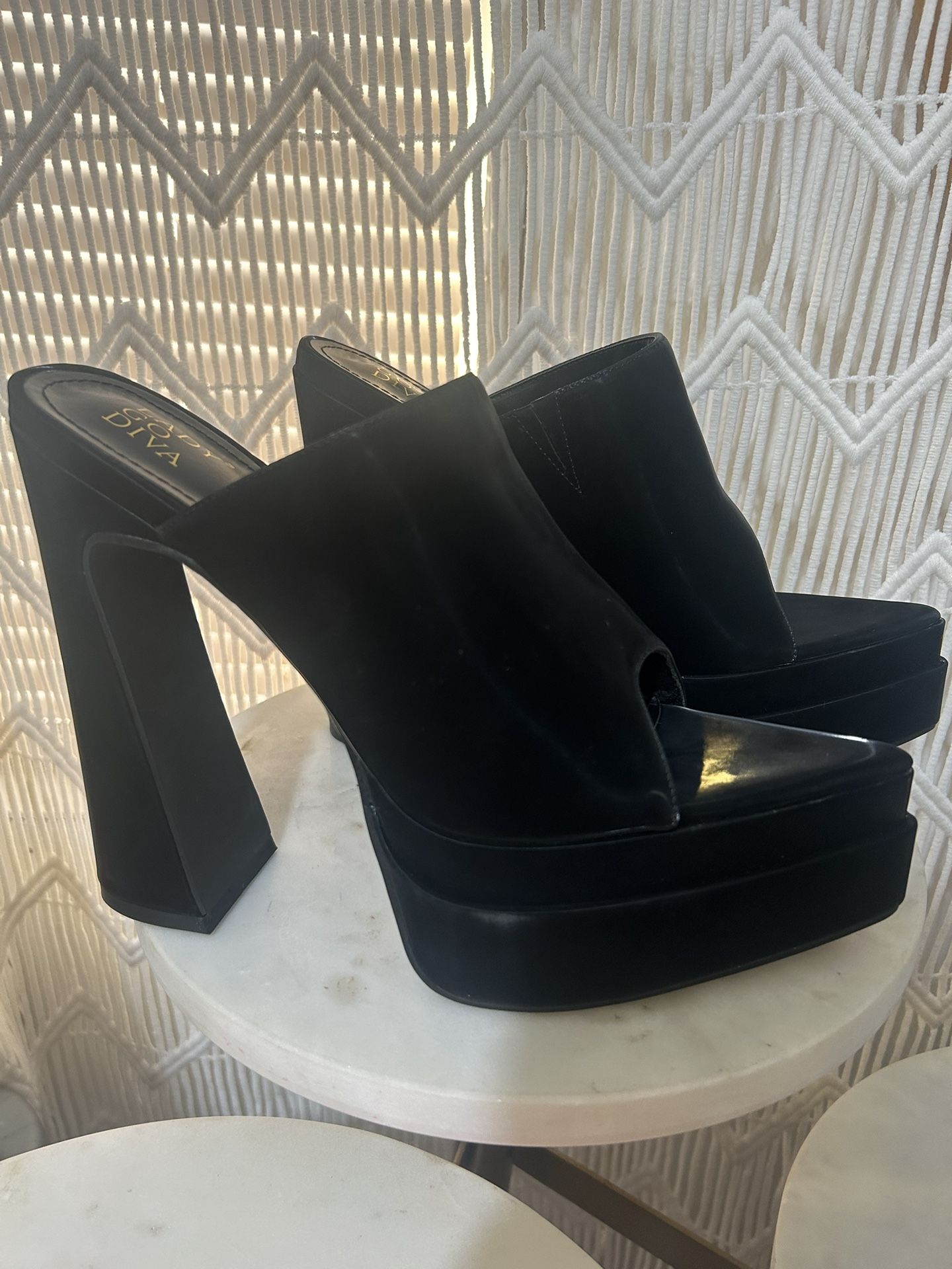 Black Miss Lola Heels