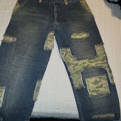 Baggy size 38 32inch  Army and Jean