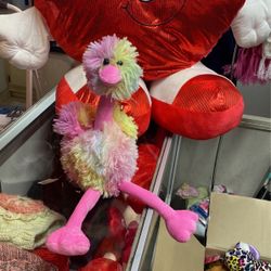 Avestruz Rosa Peluche 🧸 