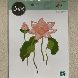 Sizzix Thinlits Die Set 16pk Layered Water Flower 663867