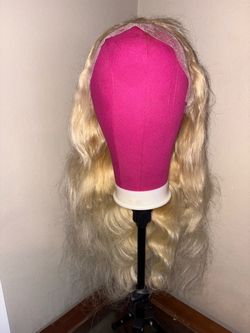 30 Inch 613 Lace Front Wig Human Hair 13x6 HD Transparent Lace Front Blonde Wig Human Hair Pre Plucked 200 Density Body Wave Human Hair Wig For Women 