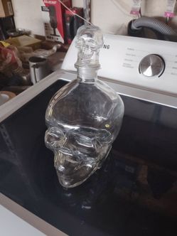 Skull whiskey bottle
