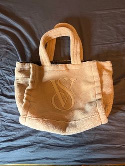 Victoria's Secret Modern Sherpa Fleece Tote Bag