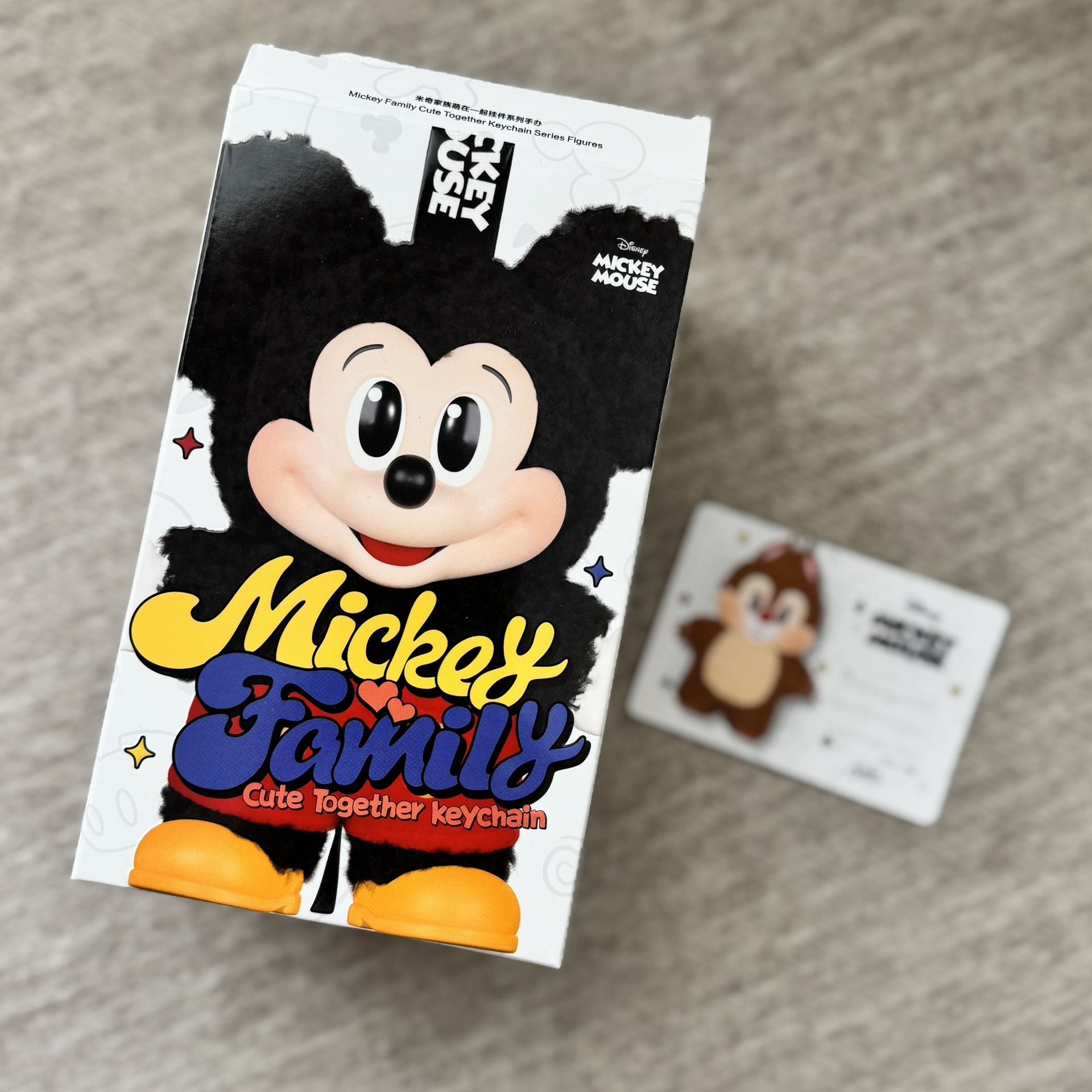 BRAND NEW - PopMart Disney Mickey Family Together Series Dale Plush Keychain